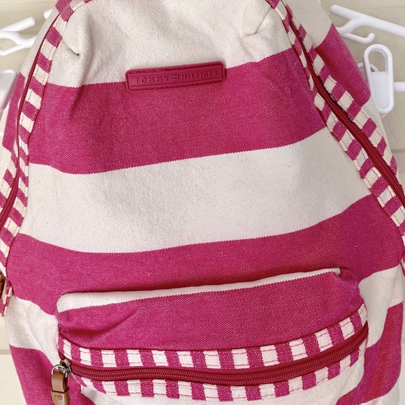 Tommy Hilfiger Backpack Large Pink & Cream - Picture 3 of 7